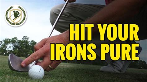Pga Tips How To Hit Your Irons Pure Strike Solid Contact Golf
