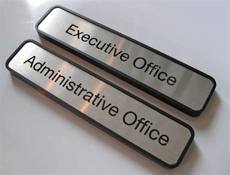 Office Door Name Plates Metal Office Signs Door Signs For Offices