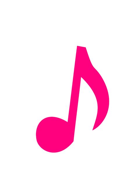 Pink Music Note Clip Art At Vector Clip Art Online Royalty