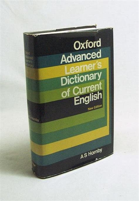 Oxford Advanced Learners Dictionary Of Current English