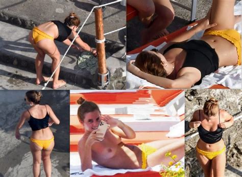 Emma Watson Nude Beach Sexy Naked Leaked Paparazzi Photos Coomer Party