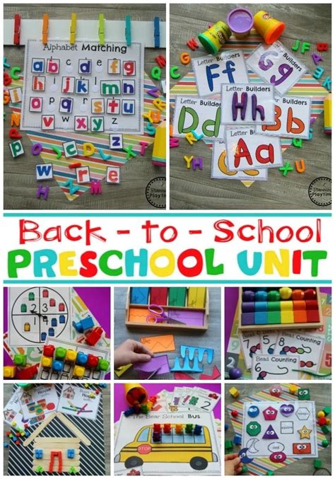 Back To School Preschool Ideas