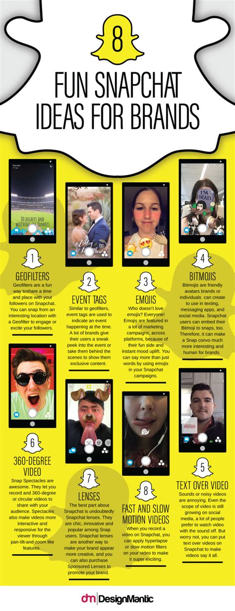 8 Fun Snapchat Ideas To Empower Your Brand Snapch Tumbex
