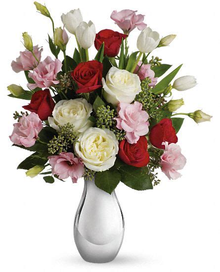 Telefloras Love Forever Bouquet With Red Roses Flowers Telefloras