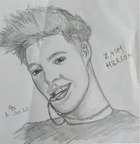 My Drawing Zach Herron Of Why Dont We Rzhcsubmissions