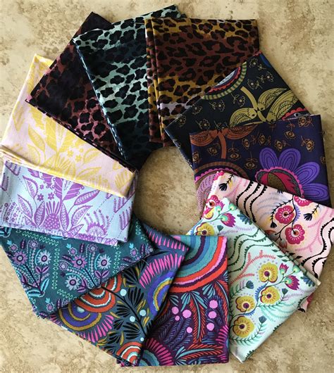 12 Prints Now Available Anna Maria Horner Tambourine Quilts Fabric