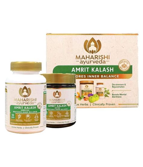 Maharishi Ayurveda Amrit Kalash 60 Tablets And Paste 600 Gm Pack Of 1