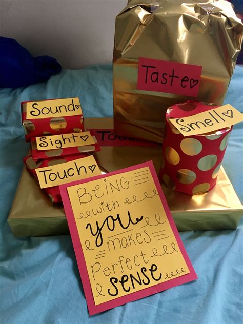 What is a good gift for your boyfriend on valentine's. Boyfriend gift. Five sense gift. Christmas. Valentine's ...