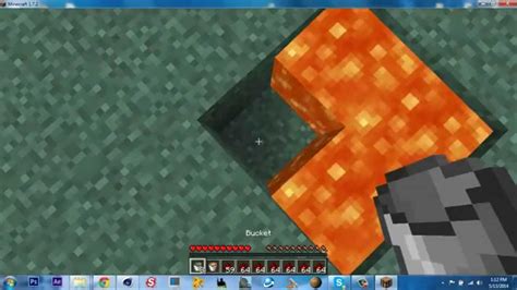 Pour the lava buckets into that. "Minecraft Technique!" Infinite Lava Resource! Only works ...