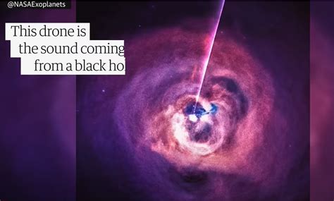 Nasa Releases Audio Of A Black Hole Sound Video Strange Sounds