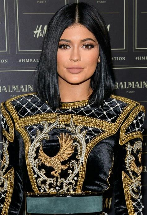 Black Lob Kylie Jenner Hair Jenner Hair Short Hair Styles