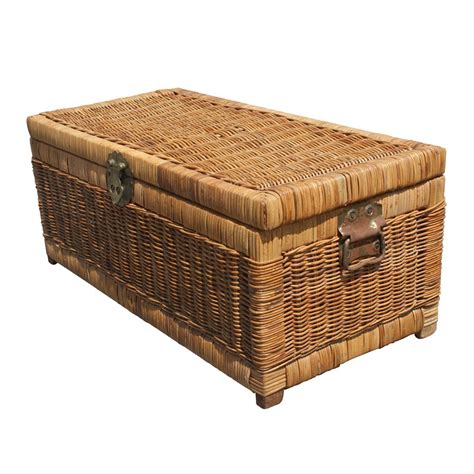 Vintage Rattan Trunk Trunks And Chests Trunks Rattan