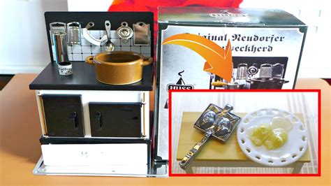 Unboxing Miniature Huss Multipurpose Stove And Cooking Mini Taiyaki Youtube