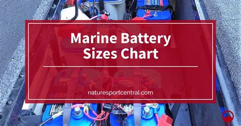 Marine Battery Sizes Chart
