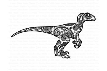 Download Mandala Dinosaur SVG, Raptor Mandala svg, Dinosaur Mandala SVG files.
