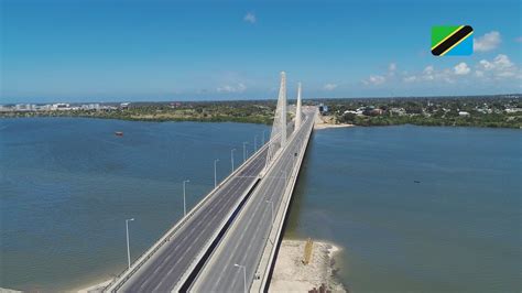 Kigamboni Bridge In Dar Es Salaam Tanzania Youtube