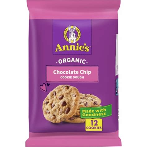 Annies Organic Chocolate Chip Cookie Dough 12 Ct 12 Oz Kroger