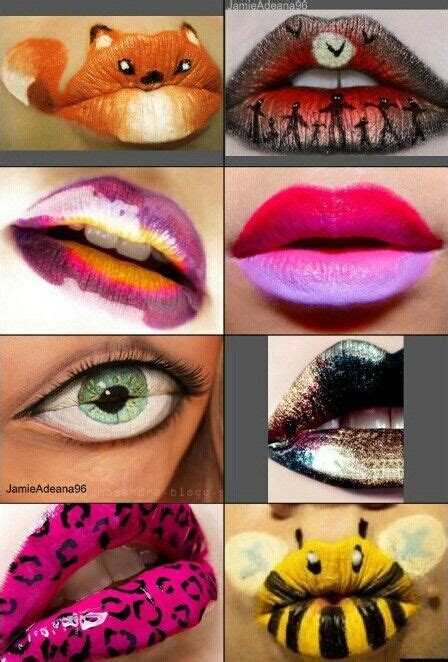 Cool Lipstick Ideas At First I Thought The Eye One Was A Real Eye Crazy Lipstick Lipstick Dupes