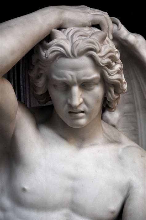 Guillaume Geefs Le G Nie Du Mal Marble