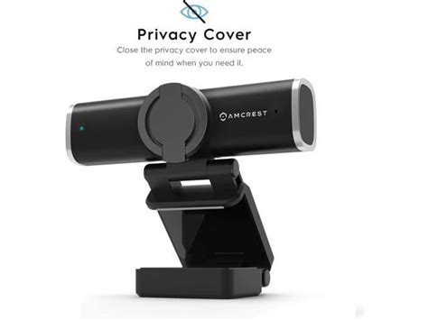 Amcrest 4 Megapixel Webcam Wmicrophone And Privacy Cover Web Cam Usb