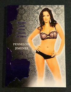 Benchwarmer Pennelope Jimenez Th Anniversary Purple Foil Playboy Ebay