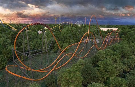 The Worlds Tallest Longest And Fastest Single Rail Roller Coaster Will Open This Year In Nj
