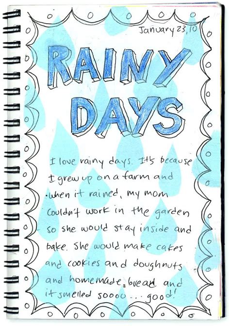 Rainy Day Journaling Art Projects For Kids Kids Art Projects Art