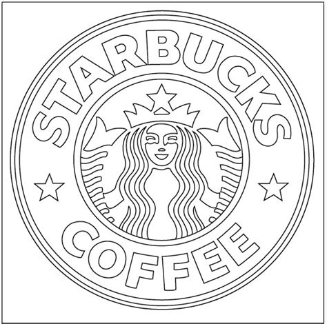 Pin on scot s bathroom. Starbucks Logo, Process 2 | After I traced everything with ...