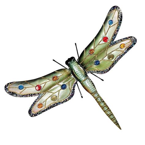 Design Toscano Oversized Dragonfly Metal Wall Sculpture Dragonfly Wall Decor Dragonfly Wall