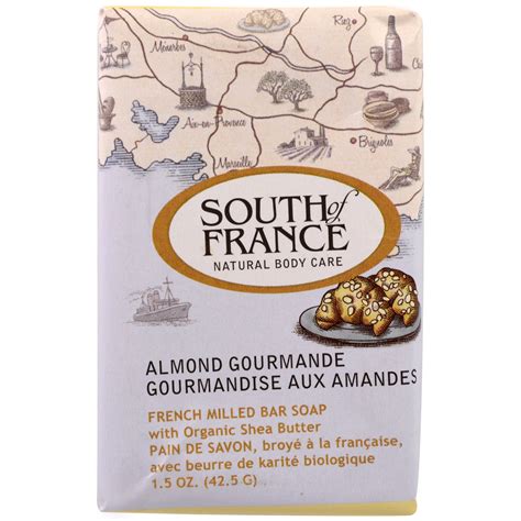 South Of France French Milled Bar Soap With Organic Shea Butter Almond