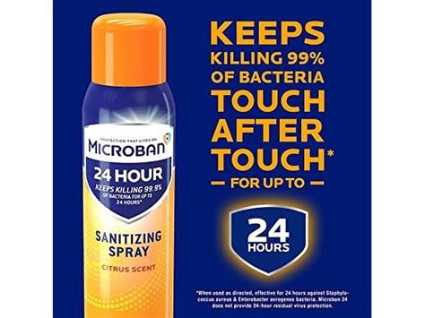 Microban Disinfectant Spray Count