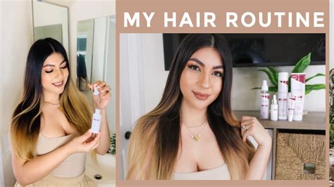 My Hair Care Routine With Rooted Rituals Youtube