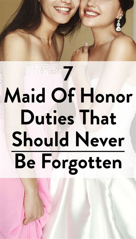 7 maid of honor duties that should never be forgotten bridesmaid tips maid of honor