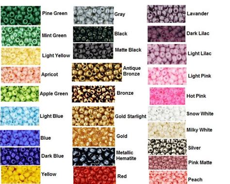 Toho 110 Round Seed Beads 10g 28 Colors Tr 11 121