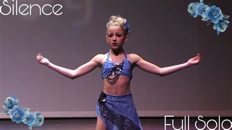 Dance Moms Chloes Full Solo Silence Hd Clips Included Youtube