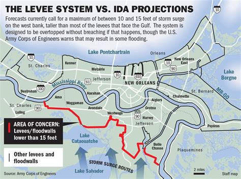 New Orleans Levee Protection System Map Share Map