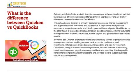 Ppt Difference Between Quicken Vs Quickbooks And Whats Best 2023