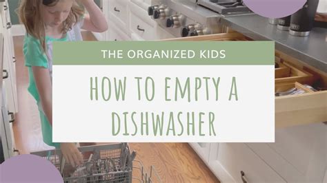How To Empty A Dishwasher Youtube