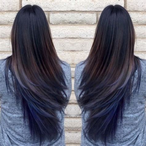 This ombre hairstyle is a really special one, covered in mystery and sensuality. 40 Blue Ombre Hair Ideas | Hairstyles Update