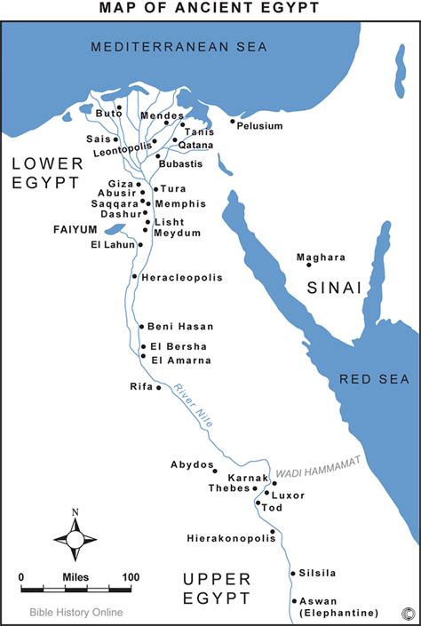 Map Of Ancient Egypt Bible Maps Ancient Egypt Egypt Ancient Nubia