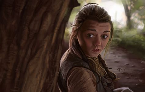 Wallpaper Art Game Of Thrones Arya Stark Maisie Williams Images For