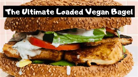 The Ultimate Vegan Bagel Topping Vegan Bagel Sandwich