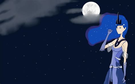 Humanized Princess Luna Wallpaper Version By Chirin98 On Deviantart