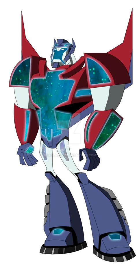 Transformers Animated Optimus Prime I Aligned By Rexblazer1 On