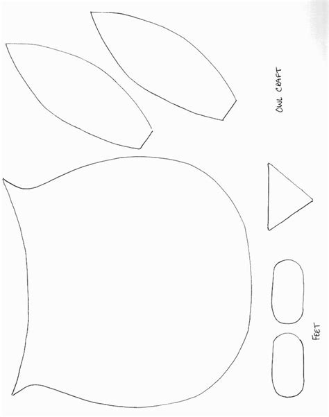 Birds Crafts Print Your Owl Template At