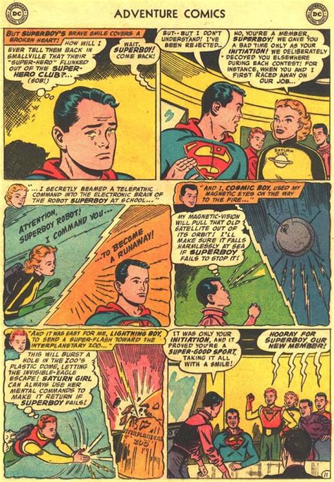 The Legion Of Super Heroes From Adventure Comics 247 Apr 1958