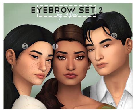 Sims 4 Maxis Eyebrows