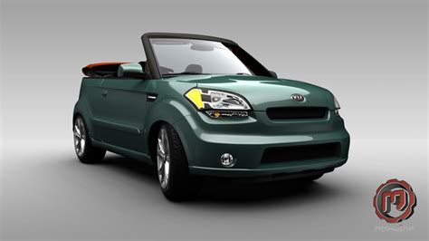 Kia Soul Convertible Rendering Gallery Top Speed