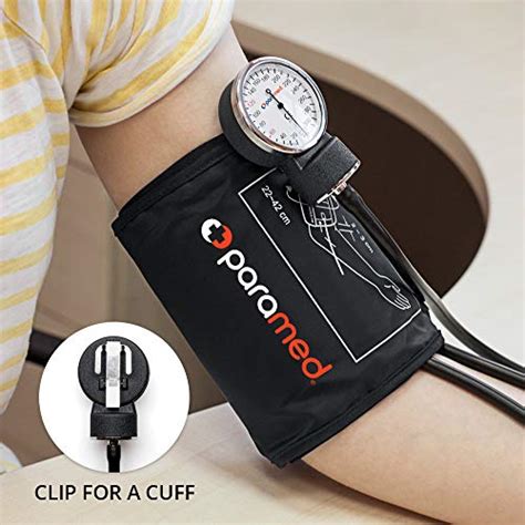 Paramed Aneroid Sphygmomanometer Manual Blood Pressure Cuff With