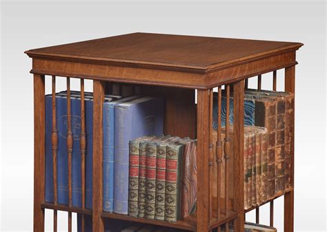 Oak Revolving Bookcase Antiques Atlas